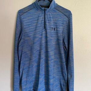 Under Armour HeatGear 3/4 Zip Large Fitted